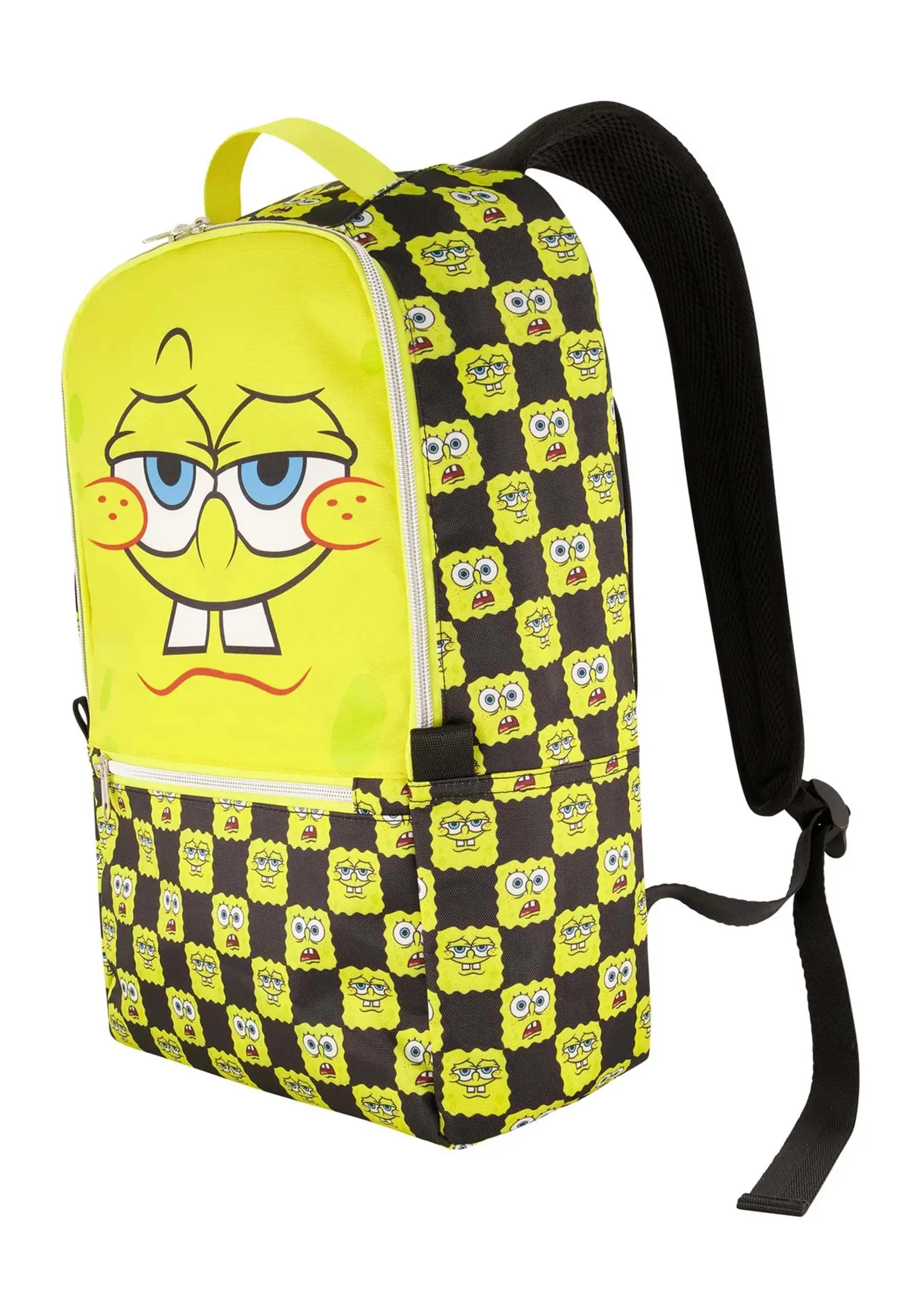 Spongebob Checkered Face Backpack 6 Spongebob Checkered Face Backpack - Image 4