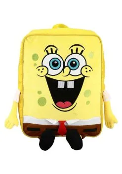 Spongebob Squarepants 3D Plush Youth Backpack 9 Spongebob Squarepants 3D Plush Youth Backpack -Fun Place Pop Store spongebob squarepants 3d youth plush backpack alt 1