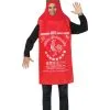 Adult Sriracha Bottle Costume -Fun Place Pop Store sriracha bottle adult tunic