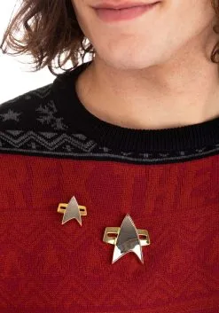 Star Trek Voyager Magnetic Communicator Badge
