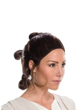 Star Wars Rey Wig For Adults