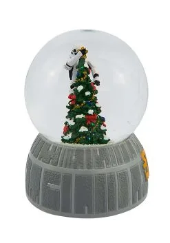 Star Wars Stormtrooper Decorating Christmas Tree Musical Globe -Fun Place Pop Store star wars stormtrooper decorating christmas tree m alt 2