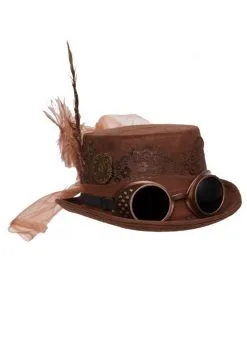 Brown Steampunk Hat