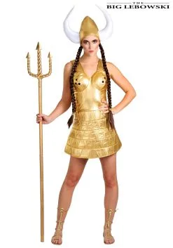 The Big Lebowski Maude Viking Women's Costume- Plus Size