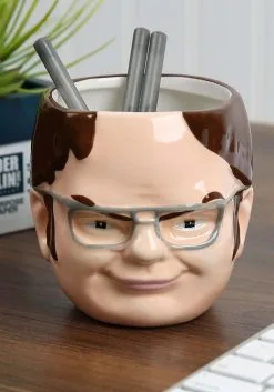 The Office: Molded Dwight 20 Oz Mug -Fun Place Pop Store the office dwight molded 20 oz mug alt 3