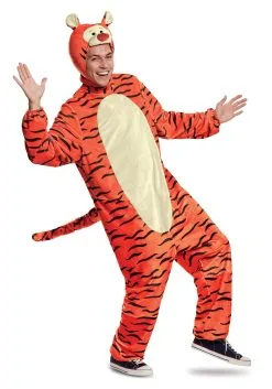 Deluxe Tigger Costume For Adults 17 Deluxe Tigger Costume For Adults -Fun Place Pop Store tigger deluxe adult costume alt 1