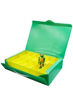 TMNT ReAction Michelangelo Metallic Action Figure With Carry Case -Fun Place Pop Store tmnt reaction michelangelo with carry case alt 2