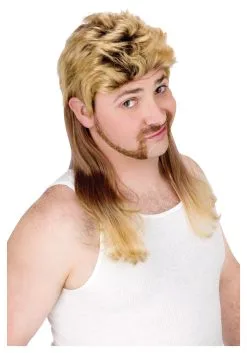 Trailer Park Mullet Blonde Wig