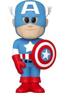 Funko Vinyl SODA: Marvel - Captain America -Fun Place Pop Store vinyl soda marvel captain america alt 1
