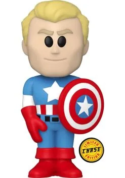 Funko Vinyl SODA: Marvel - Captain America -Fun Place Pop Store vinyl soda marvel captain america alt 2