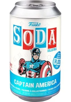 Funko Vinyl SODA: Marvel - Captain America -Fun Place Pop Store vinyl soda marvel captain america alt 3