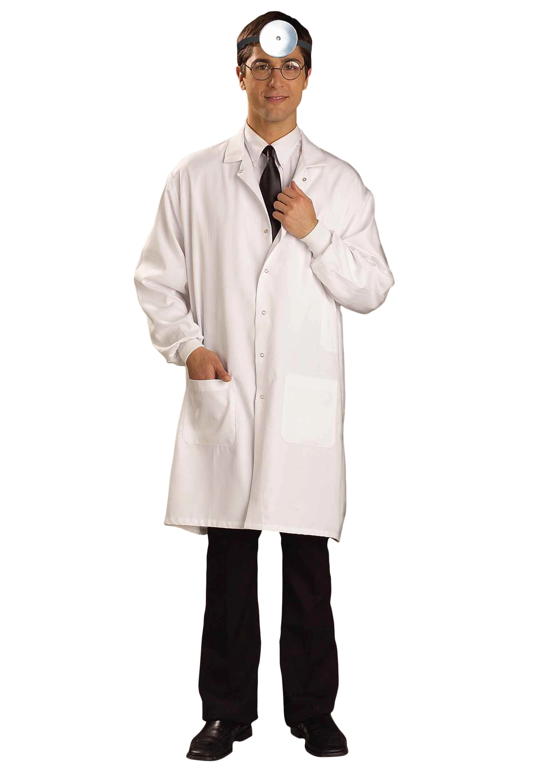 White Doctor Lab Coat Costume For Adult Size 3 White Doctor Lab Coat Costume For Adult Size