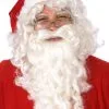 White Santa Wig And Beard Set -Fun Place Pop Store white santa wig and beard set