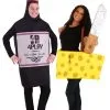 Wine And Cheese Couple Costume -Fun Place Pop Store wine and cheese costume