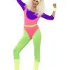 80s Workout Women's Costume -Fun Place Pop Store womens 80s workout costume