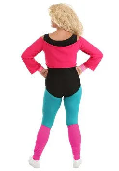 80's Workout Girl Costume For Women -Fun Place Pop Store womens 80s workout girl alt 8