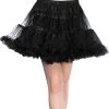 Black Layered Tulle Petticoat For Women 2 Black Layered Tulle Petticoat For Women -Fun Place Pop Store womens black layered tulle petticoat