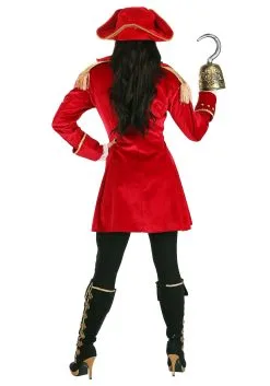 Captain Hook Women's Costume 7 Captain Hook Women's Costume -Fun Place Pop Store womens captain hook costume alt 1