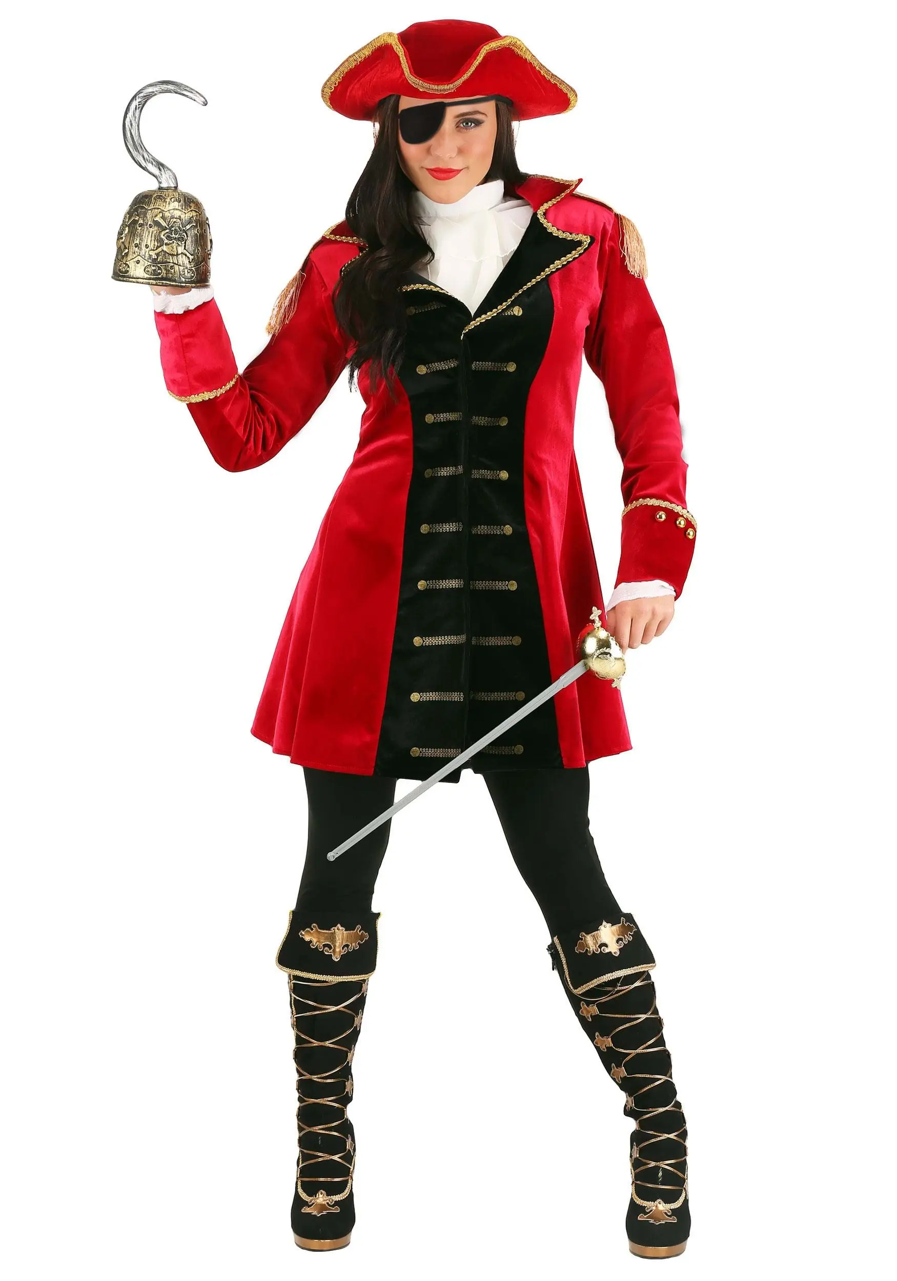 Captain Hook Women's Costume 3 Captain Hook Women's Costume