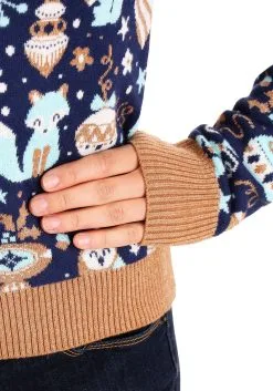 Christmas Tree Ornaments Ugly Sweater For Women -Fun Place Pop Store womens christmas tree ornaments ugly sweater alt4