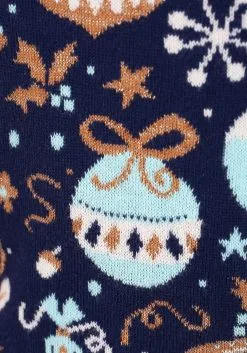 Christmas Tree Ornaments Ugly Sweater For Women -Fun Place Pop Store womens christmas tree ornaments ugly sweater alt5