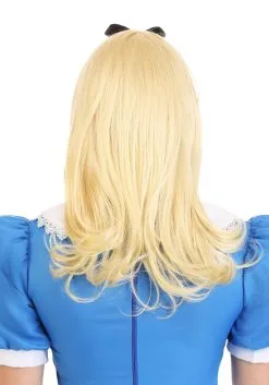 Classic Women's Blonde Alice Wig 5 Classic Women's Blonde Alice Wig -Fun Place Pop Store womens classic blonde alice wig 1