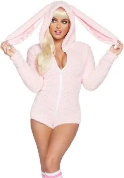 Cuddle Bunny Women's Costume 8 Cuddle Bunny Women's Costume -Fun Place Pop Store womens cuddle bunny costume alt 2