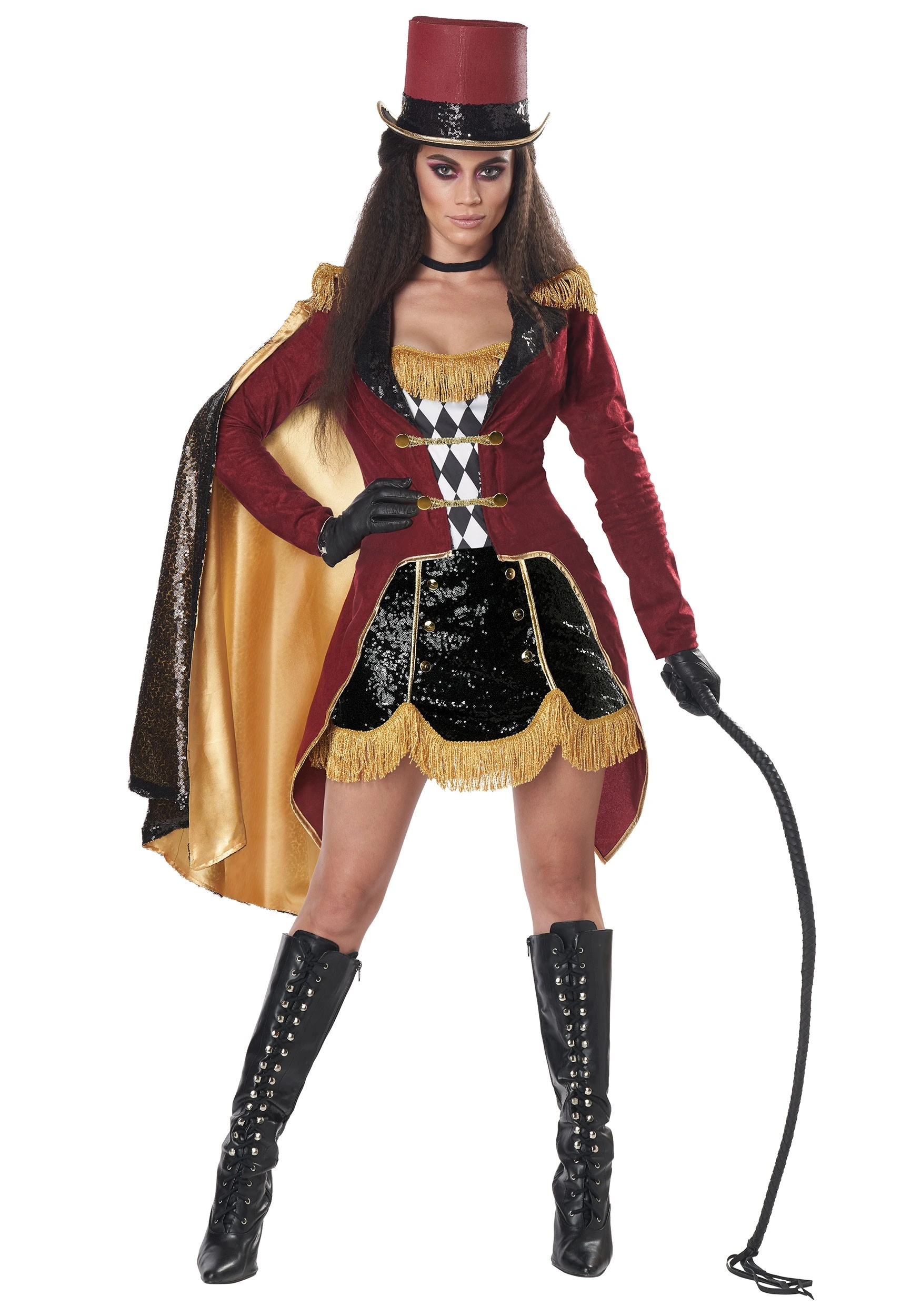 Dazzling Ringmaster Costume For Women 3 Dazzling Ringmaster Costume For Women