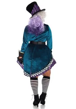 Delightful Mad Hatter Plus Size Costume For Women 5 Delightful Mad Hatter Plus Size Costume For Women -Fun Place Pop Store womens delightful mad hatter plus size costume2