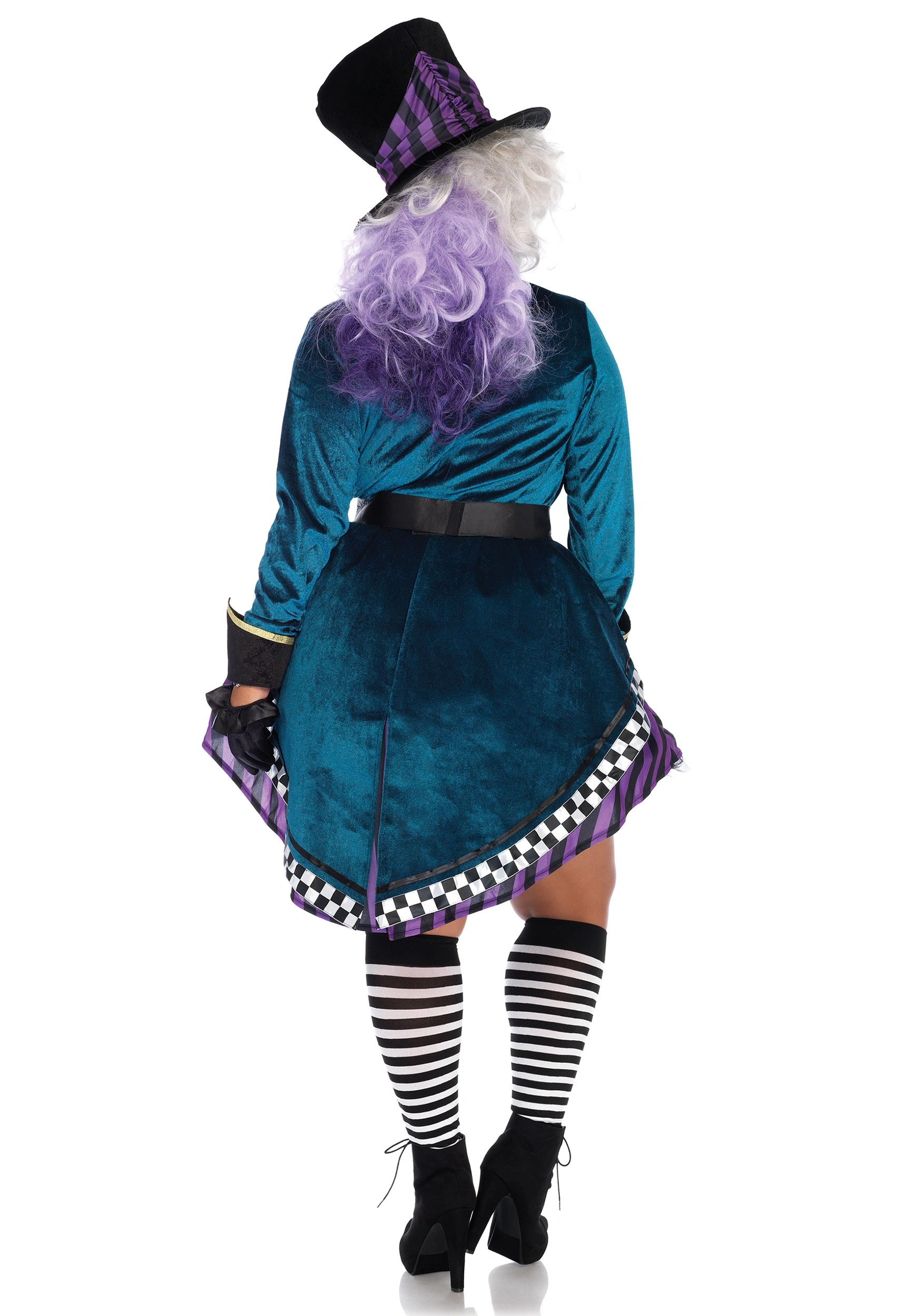 Delightful Mad Hatter Plus Size Costume For Women 4 Delightful Mad Hatter Plus Size Costume For Women - Image 2