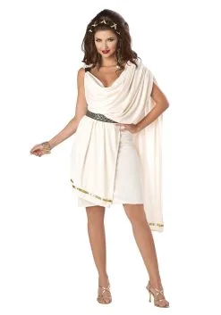Deluxe Classic Women's Toga Costume | Greek Goddess Costume