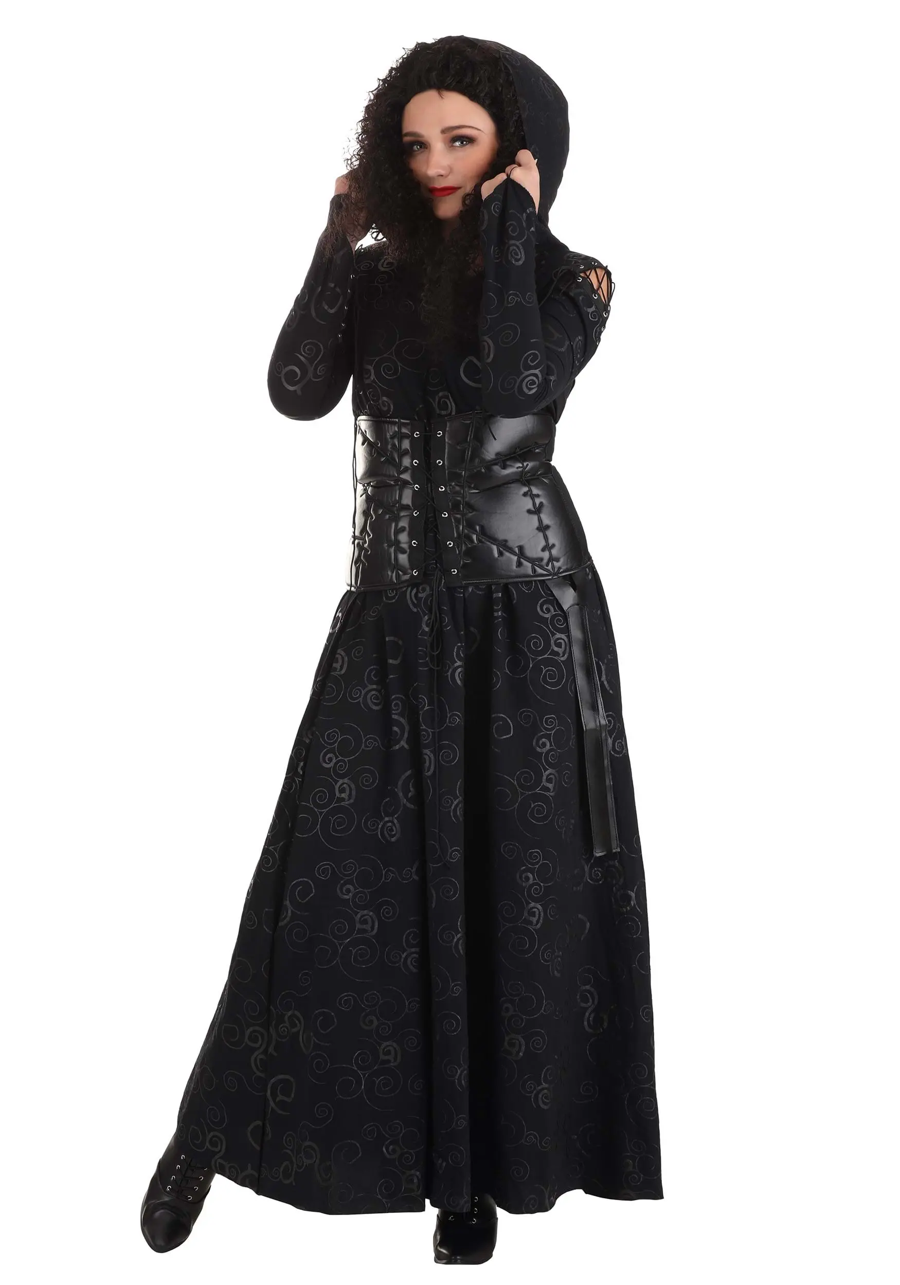 Harry Potter Series Women's Deluxe Bellatrix Costume 5 Harry Potter Series Women's Deluxe Bellatrix Costume - Image 3