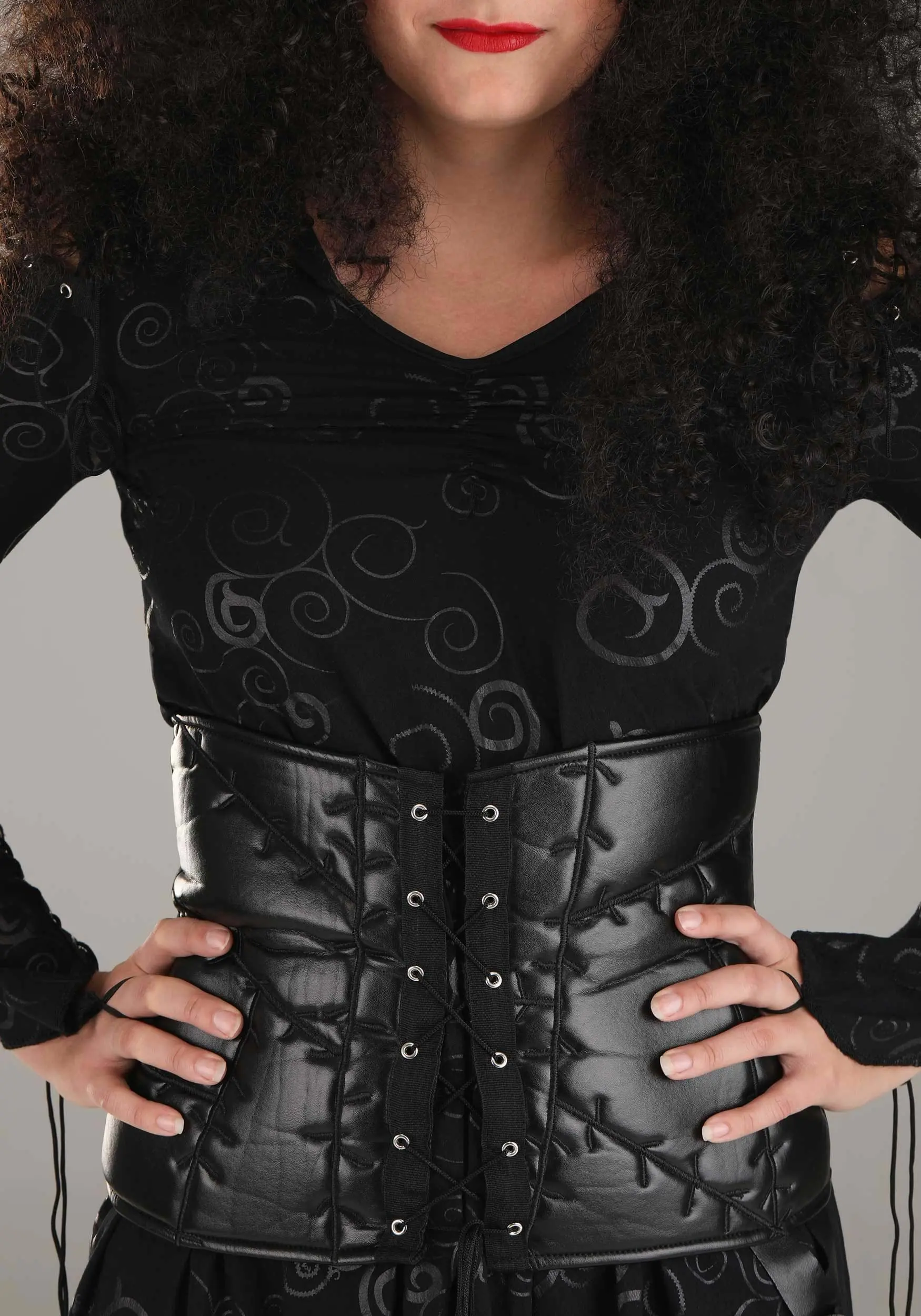 Harry Potter Series Women's Deluxe Bellatrix Costume 6 Harry Potter Series Women's Deluxe Bellatrix Costume - Image 4