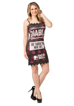 Taco Bell Diablo Sauce Packet Women's Costume