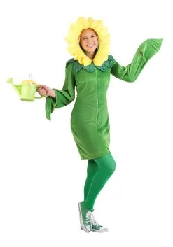 Flower Hoodie Dress For Women 8 Flower Hoodie Dress For Women -Fun Place Pop Store womens flower hoodie dress alt 2