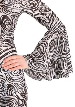 Foxy Disco Lady Costume For Women -Fun Place Pop Store womens foxy lady disco costume alt 6