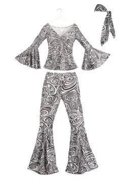 Foxy Disco Lady Costume For Women -Fun Place Pop Store womens foxy lady disco costume alt 7