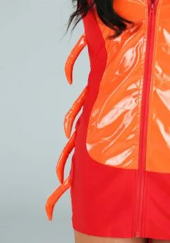 Glamorous Lobster Women's Costume -Fun Place Pop Store womens glamorous lobster costume alt 3