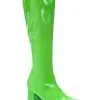 Green Gogo Boots For Women -Fun Place Pop Store womens green gogo boots