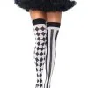 Harlequin Womens Thigh Highs -Fun Place Pop Store womens harlequin thigh highs