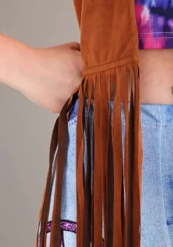 Hippie Costume Women's Vest -Fun Place Pop Store womens hippie costume vest alt 3