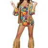 Hippie Hottie Costume For Women -Fun Place Pop Store womens hippie hottie costume 1