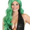 Long Wavy Green Women's Wig -Fun Place Pop Store womens long wavy green wig