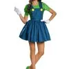 Women's Luigi Skirt Costume -Fun Place Pop Store womens luigi skirt costume