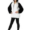 Women's Panda Hooded Costume Jacket -Fun Place Pop Store womens panda hoodie