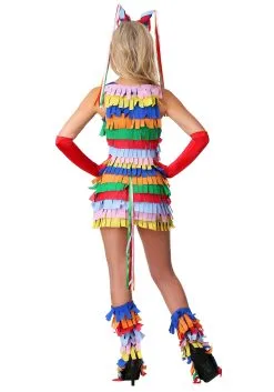 Womens Pinata Costume Dress -Fun Place Pop Store womens pinata costume dress alt 2