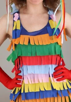 Womens Pinata Costume Dress -Fun Place Pop Store womens pinata costume dress alt 5