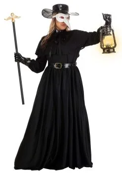 Plague Doctor Costume For Women 7 Plague Doctor Costume For Women -Fun Place Pop Store womens plague doctor costume alt 1