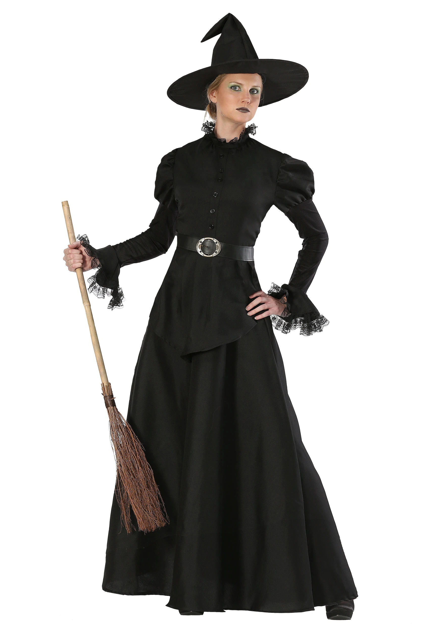 Plus Size Women's Classic Black Witch Costume 3 Plus Size Women's Classic Black Witch Costume