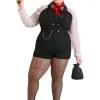 Plus Size Women's Gangster Gal Costume 1 Plus Size Women's Gangster Gal Costume -Fun Place Pop Store womens plus size gangster gal costume